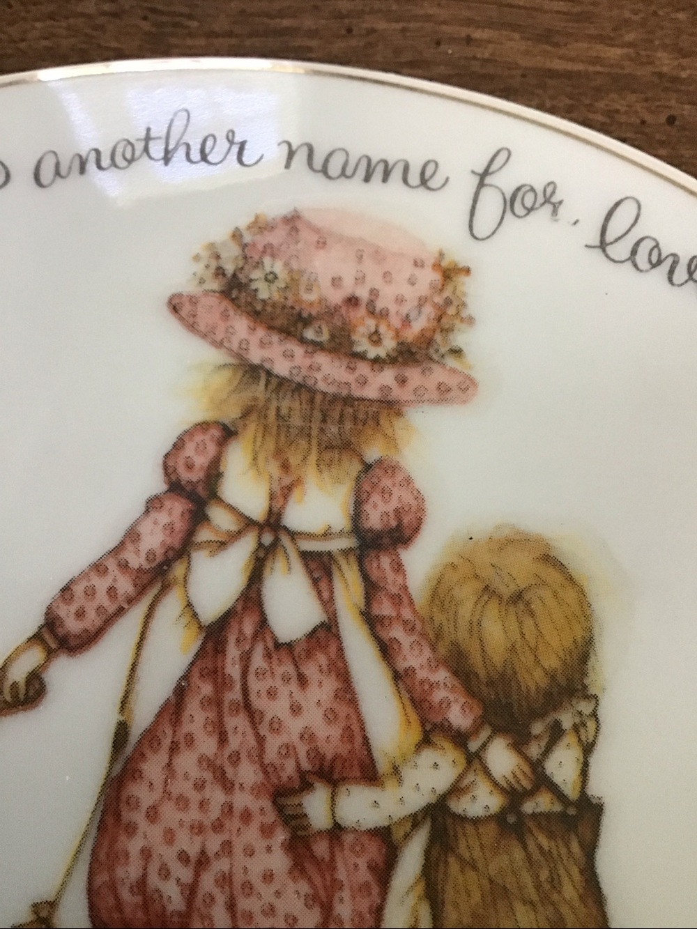 Holly Hobbie porcelain plaque - Picture 9 of 12